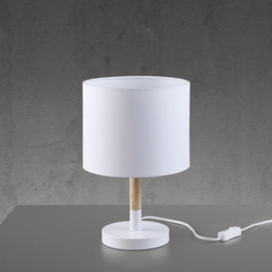 MÖMAX modern living Stolní Lampa Allanah bílá 31 cm