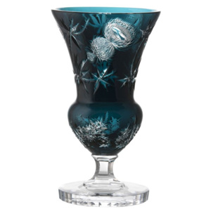Váza Thistle, barva azurová, výška 360 mm