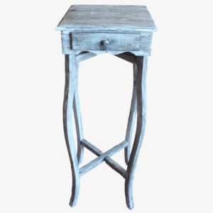 Casa de Engel Dřevěný stolek na květiny Barva: šedá