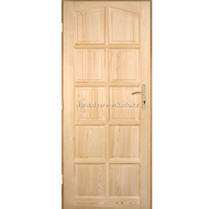 Dřevěné masivni dveře z borovice SERIE NR 3
