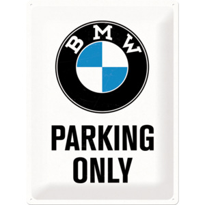 Nostalgic Art Plechová cedule BMW Parking only Rozměry: 30x40cm