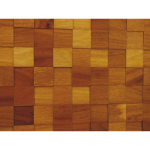 IROKO 50 (volné)- dřevěný obklad, lamela 3D (Dřevěný obklad z masivního dřeva. Dekorativní výzdoba stěn v interiéru.)