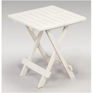 Plastový stůl ADIGE bílý - 44 x 44 x 50 - Progarden