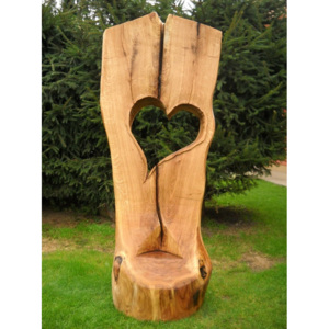 DRDLIK Srdce 4 dřevořezba 170 cm