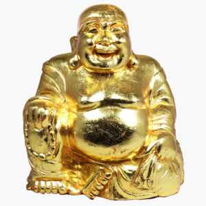 Buddha zlatý Thajsko - 34 cm