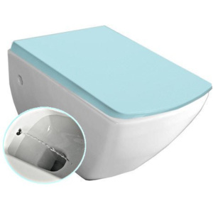 SAPHO PURITY WC závěsné s bidetovou sprškou 35x55,5cm, bílá -