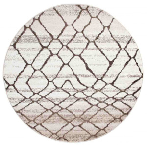 Kusový koberec Bonna krémový kruh, Velikosti 150x150cm