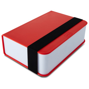 Svačinový box Black+Blum Lunch Box Book červený
