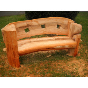 DRDLIK lavice 2 dřevořezba 130 cm