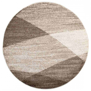 Kusový koberec Ever béžový kruh, Velikosti 130x130cm