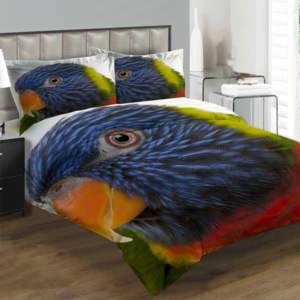 IMPAR Povlečení Barevný papoušek 200x140 cm