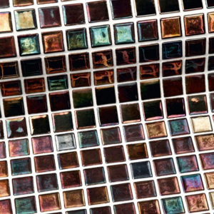 Sapho METAL 31,2x49,5 METAL OXIDO plato skleněné mozaiky 2,5x2,5cm; 0,155m2