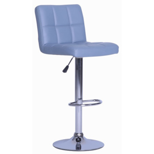 Příjemně pohodlná otočná barová židle šedé barvy TK221