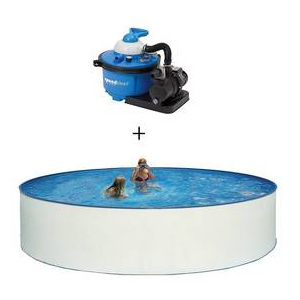 Bazén kruhový Steinbach Set Nuovo průměr 4,0 x 0,9 m + písková filtrace Speed Clean Comfort 50