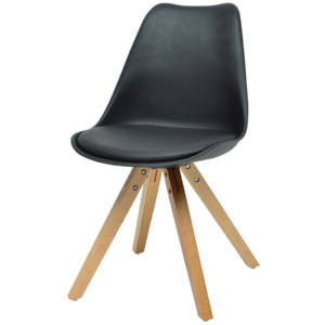 Harmonia Jídelní židle Fashion - černá/masiv 48 x 83 x 53cm