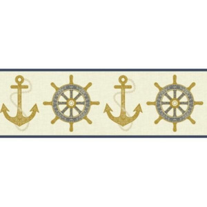 Papírová námořnická bordura 343006 Atlantic, Eijffinger, rozměry 0,173 × 4,57 m