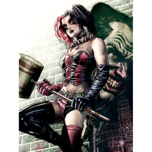 Obraz na plátně Batman - Harley Quinn Pose, (60 x 80 cm)