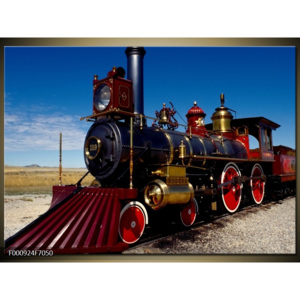Obraz retro lokomotiva