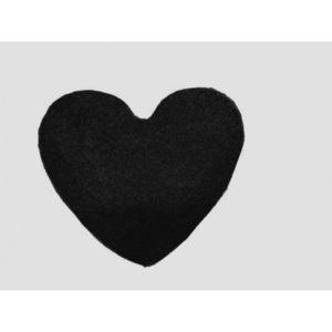 Vopi koberce Kusový koberec Color Shaggy antra srdce - 120x120