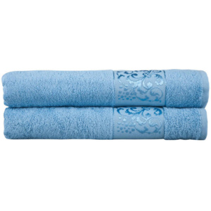 Bambusové ručníky světle modré sada 2 kusů
