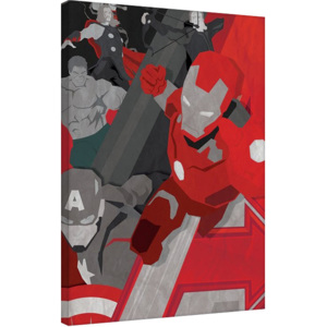 Obraz na plátně Avengers: Age Of Ultron - Pop Art, (60 x 80 cm)