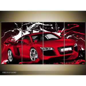 Obraz červená Audi