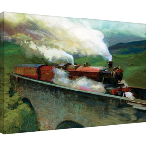 Obraz na plátně Harry Potter-Hogwarts Express Landscape, (80 x 60 cm)