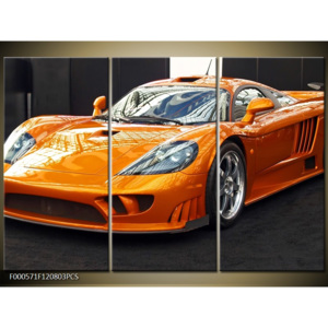Obraz oranžové auto