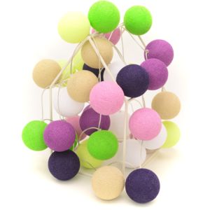 Svítící koule BallDesign – Jelly beans - 10 koulí v linii klasik bez vypínače