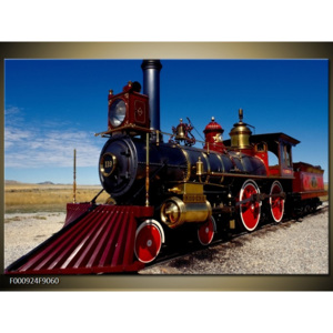 Obraz retro lokomotiva