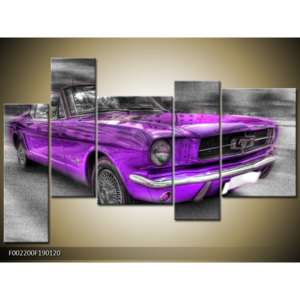 Obraz fialové auto 2