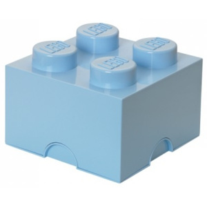 LEGO úložný box, světle modrá, 250 x 250 x 180 mm