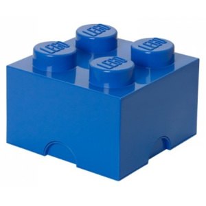 LEGO úložný box, modrá 250 x 250 x 180 mm