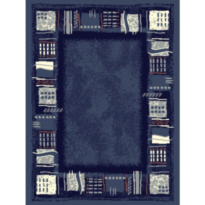 Kusový koberec Prime Pile 101766 Corona Blau, Rozměry 60x110 Hanse Home Collection koberce 4260361485809