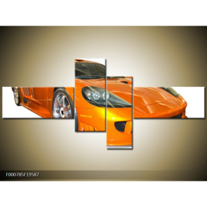 Obraz oranžové auto 2