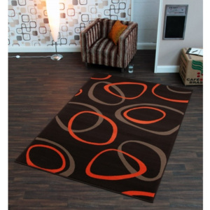 Kusový koberec Prime Pile 102189 Loop Braun Orange, Rozměry koberců 80x150 Hanse Home Collection koberce 4260388036602