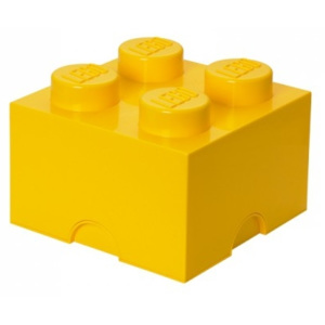LEGO úložný box, žlutá, 250 x 250 x 180 mm