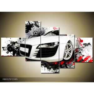 Obraz bílá Audi 3