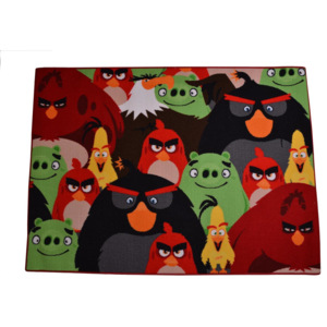 Carpet your life Dětský koberec Angry Birds, 95x133 cm - barevný