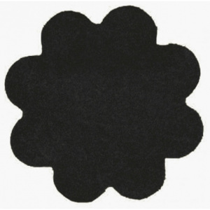 Vopi koberce Kusový koberec Color Shaggy antra kytka - 160x160