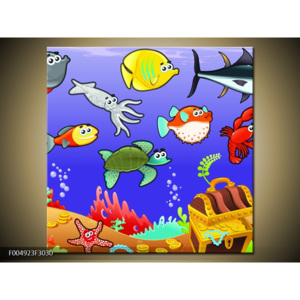 Obraz pro děti ryby v moři