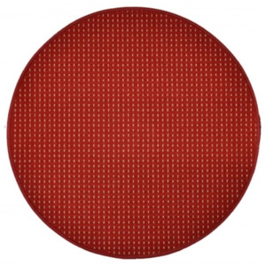 Kusový koberec Birmingham vínový kulatý, Rozměry koberců 67x67 kruh Vopi koberce