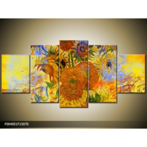 Obraz květiny styl Van Gogh