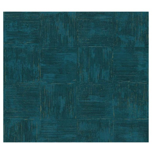 33989-5 tapety na zeď Saffiano | 0,53 x 10,05 m | modrá, zlatá