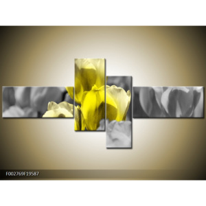 Obraz Tři žluté tulipány