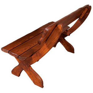 Drewmax MO230 lavice - Zahradní lavice z masivního smrkového dřeva 150x58x83cm - Týk