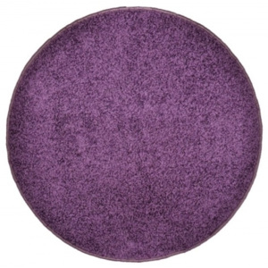 Vopi koberce Kusový kulatý koberec Color Shaggy fialový - 67x67 kruh cm