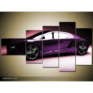 Obraz fialové auto