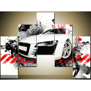 Obraz bílá Audi 3