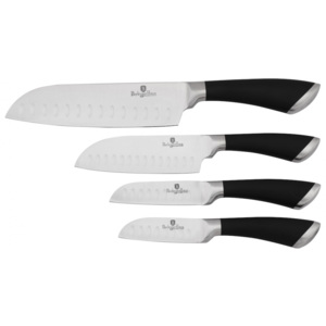 4dílná sada nožů Chef - černá - Berlinger Haus